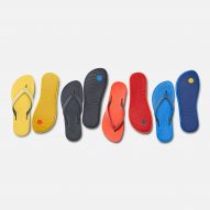 Flip flops with sugar-cane soles released by eco shoe brand Allbirds