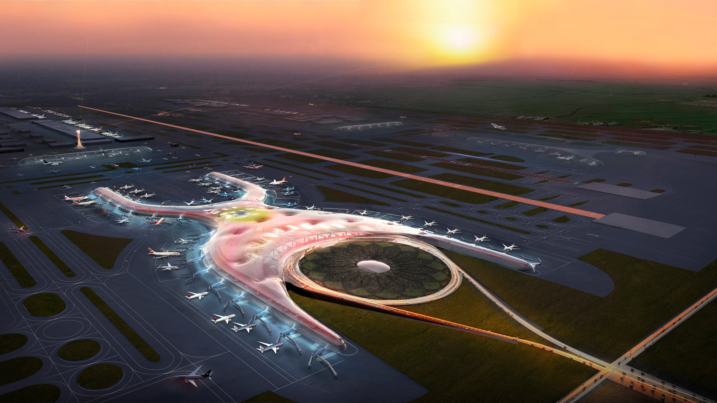 Mexico City International Airport by Foster and Romero