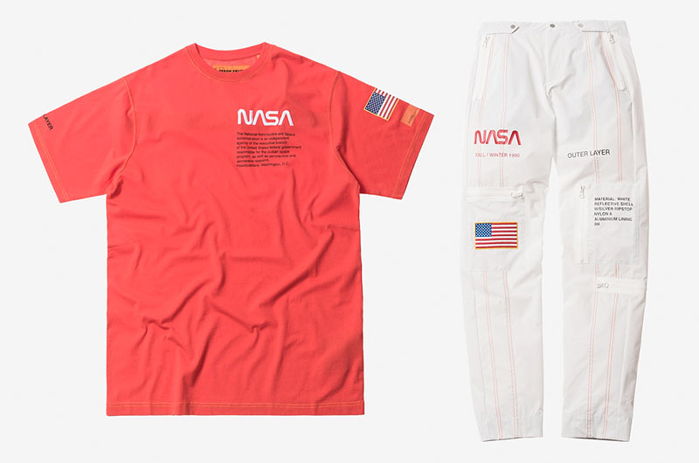 Heron Preston collaborates with NASA on streetwear collection