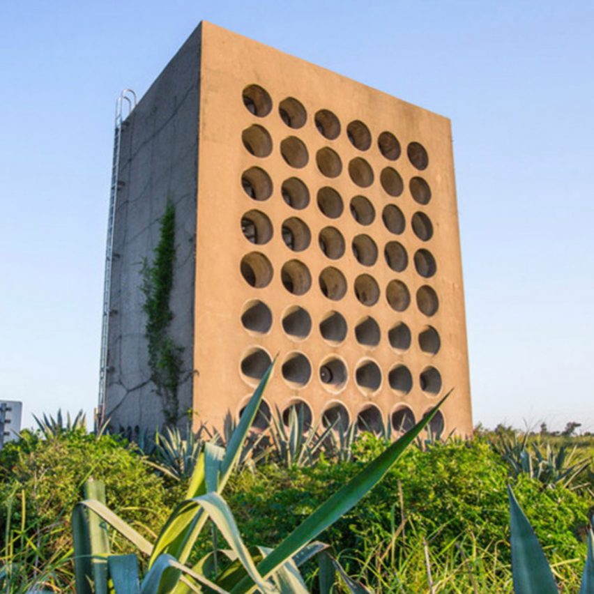 Former anti-communist propaganda speakers reimagined into brutalist sound installation