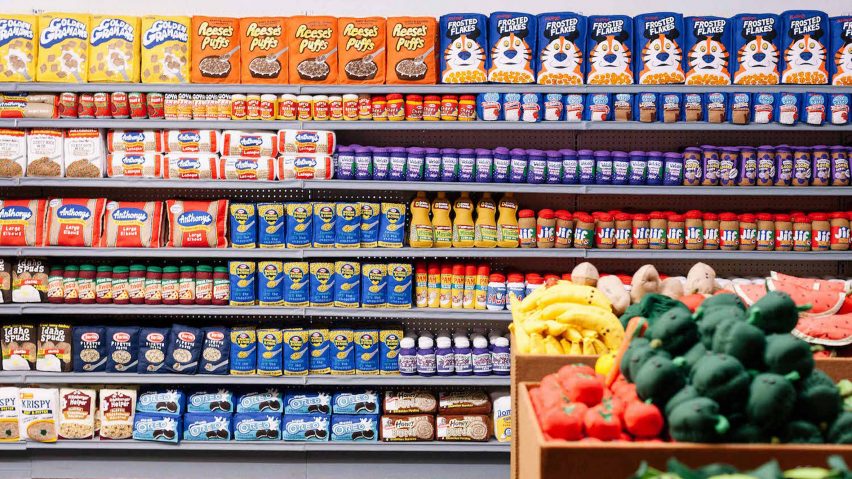 Lucy Sparrow's LA supermarket is stocked with 31,000 felt groceries