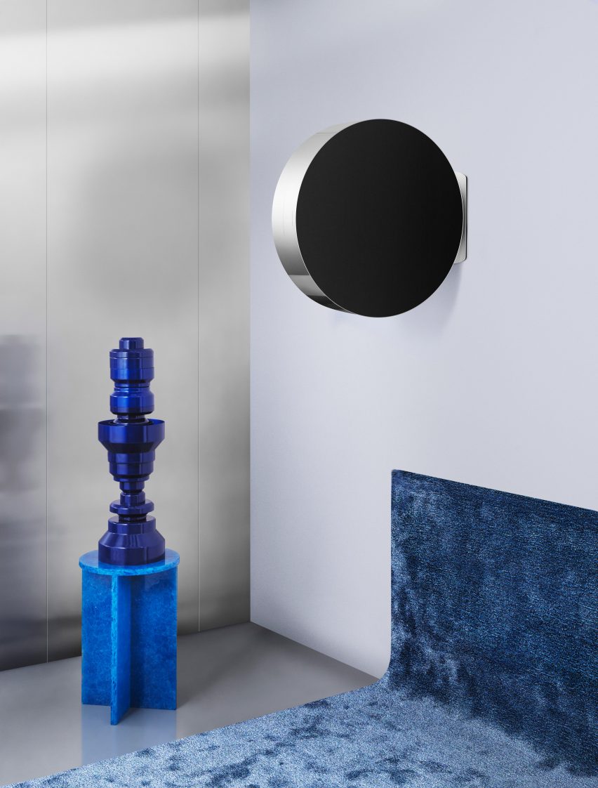 Michael Anastassiades designs Bang & Olufsen speaker you adjust by rolling