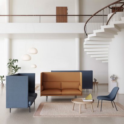 Anderssen & Voll diseña el primer sofá con respaldo alto de Muuto