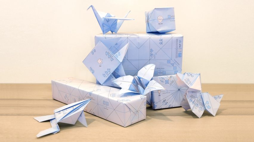 Origami wrapping paper by Ilovehandles