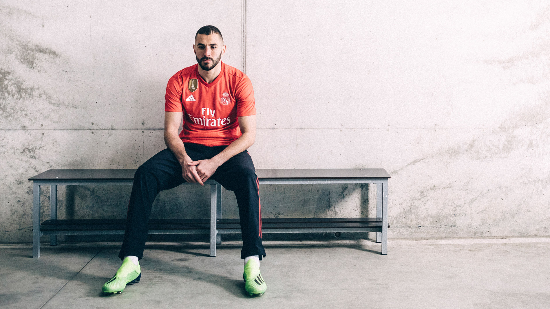 Adidas ocean plastic for coral-coloured Madrid kits