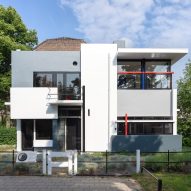 Stijn Poelstra photographs Mondrian-esque elements of the Rietveld Schröder House