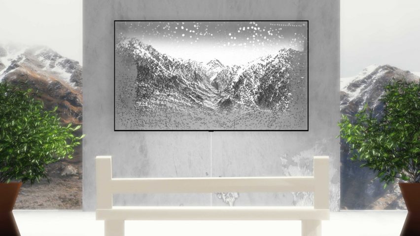 Floating Points is on the longlist for the Dezeen x Samsung TV Ambient Mode design competition