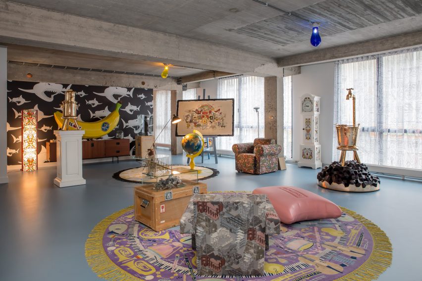 Studio Job opts for maximalism inside new Antwerp headquarters