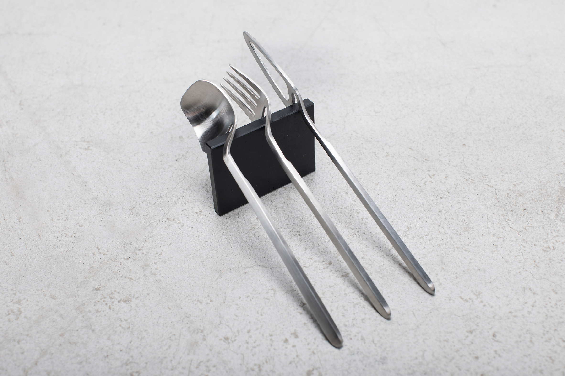 Nendo creates crooked cutlery range for Valerie Objects