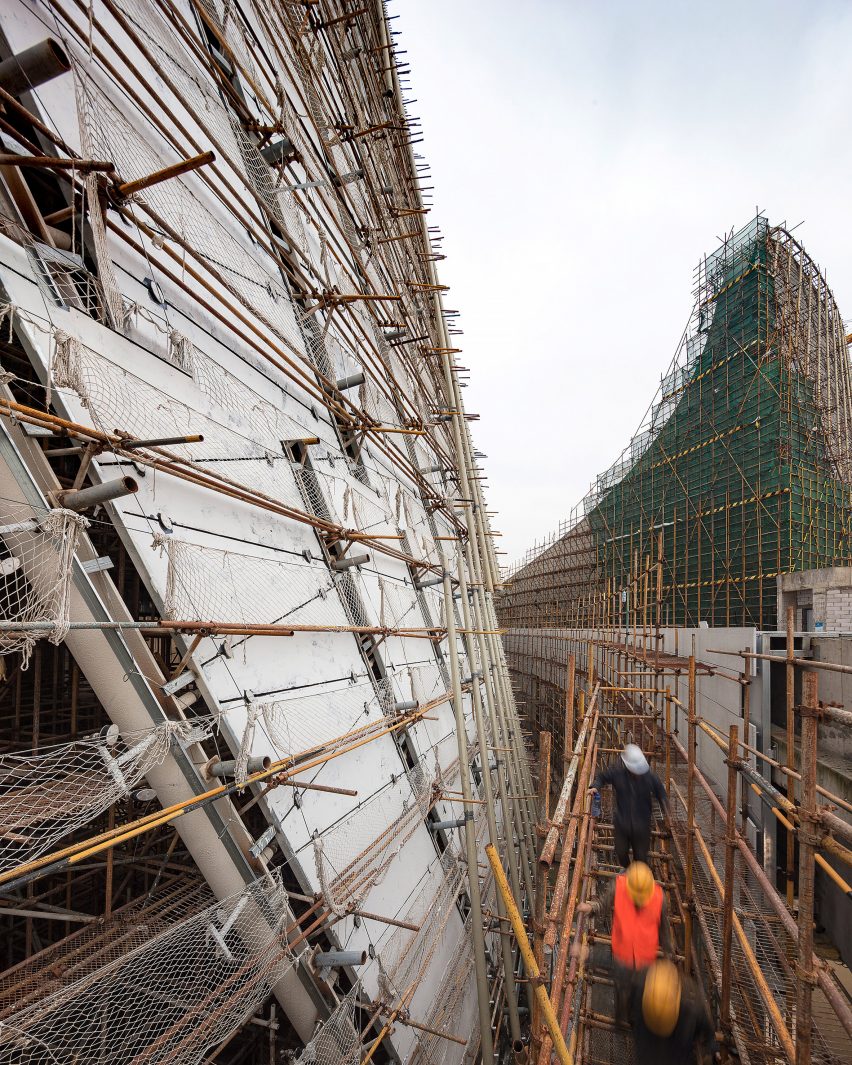 Marc Goodwin captures PES-Architects’ vast Cultural Centre under construction in China