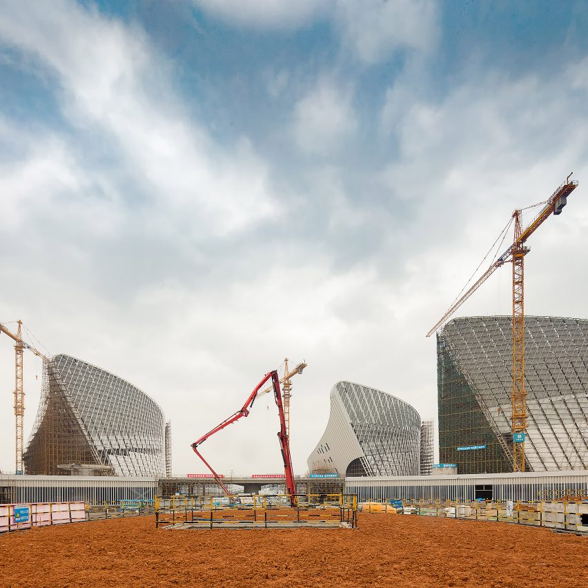 Marc Goodwin captures PES-Architects’ vast Cultural Centre under construction in China