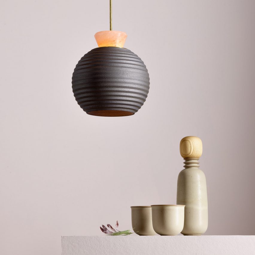Lighting and ceramics by Brave Matter