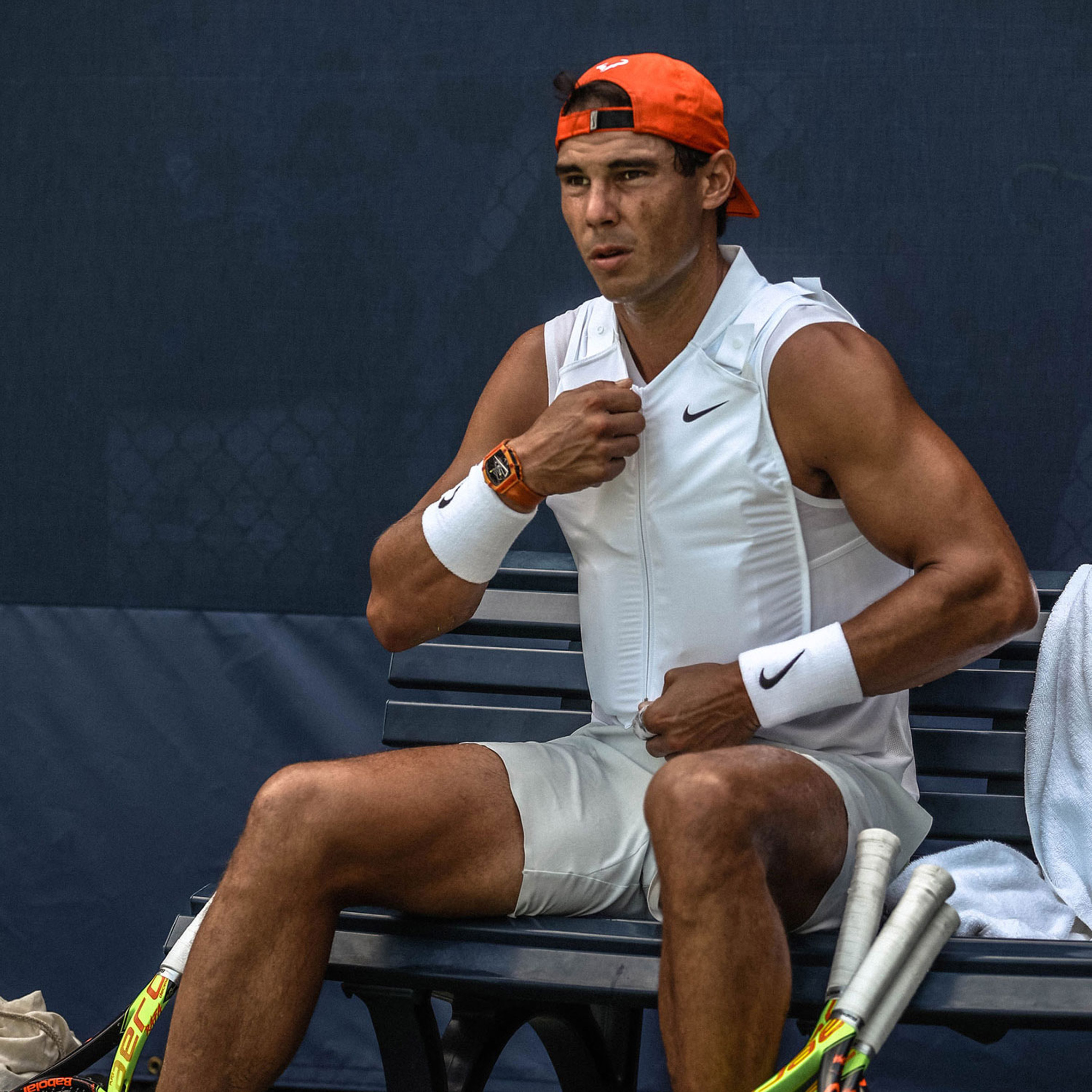 Nike vest keeps Rafael Nadal cool 