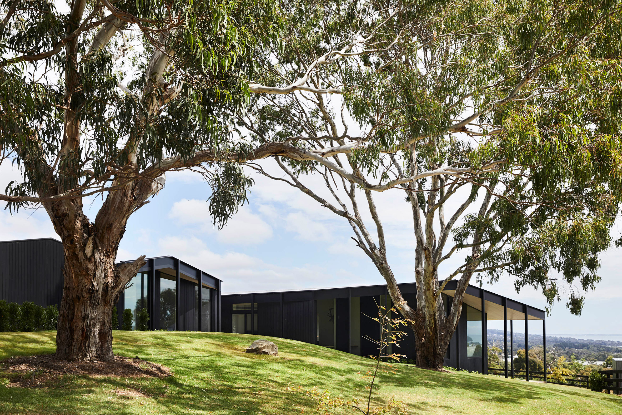 Carr's Red Hill Farm House is inspired by modernism and agricultural architecture
