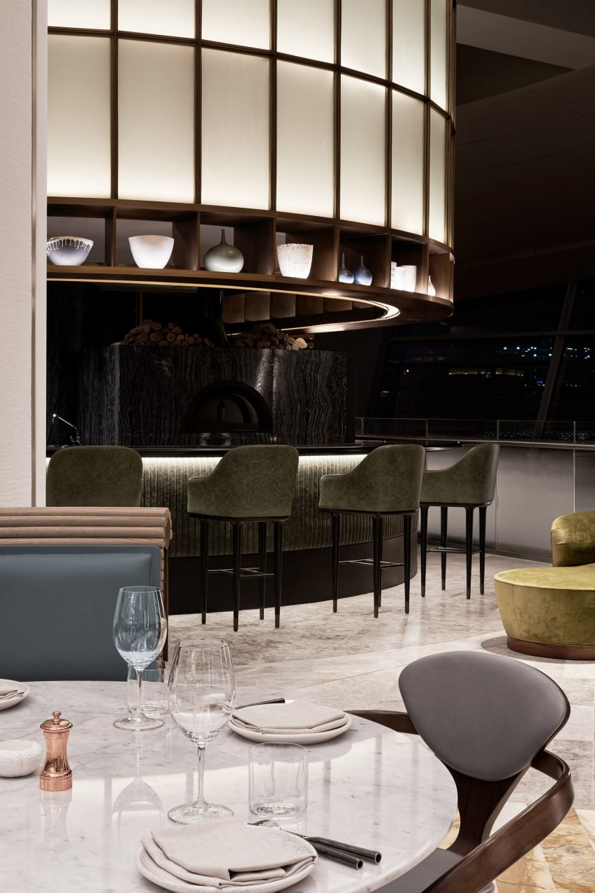 Alexander & Co create an ocean-themed rooftop restaurant in Dubai