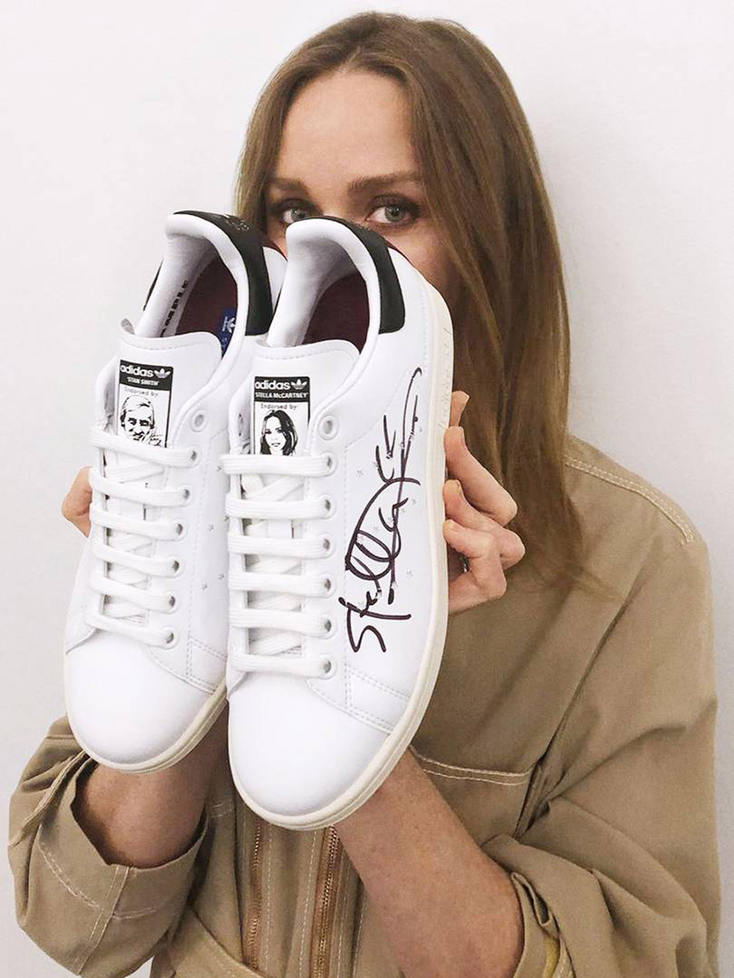 To jump Climatic mountains deliver Stella McCartney and Adidas launch vegan Stan Smiths