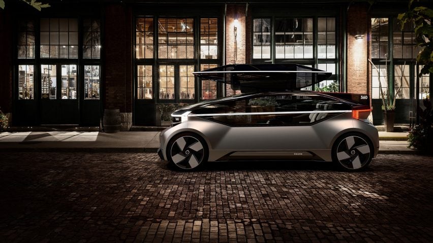 Volvo's 360c concept condenses the home into the car