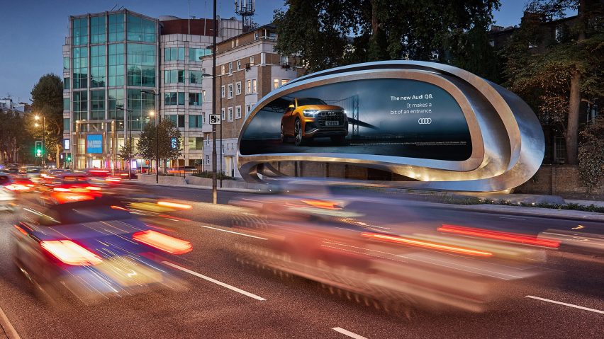 Billboard by Zaha Hadid Design for JCDecaux