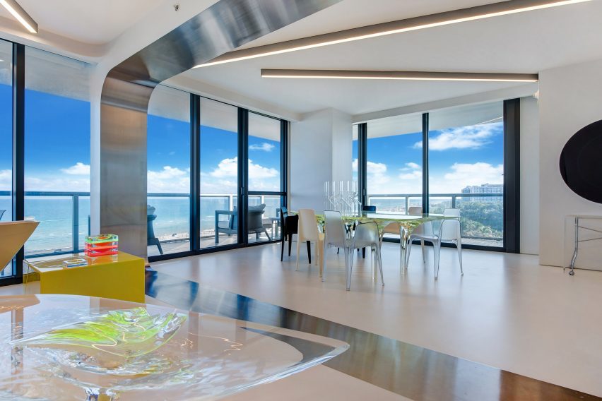 Zaha Hadid's Miami apartment