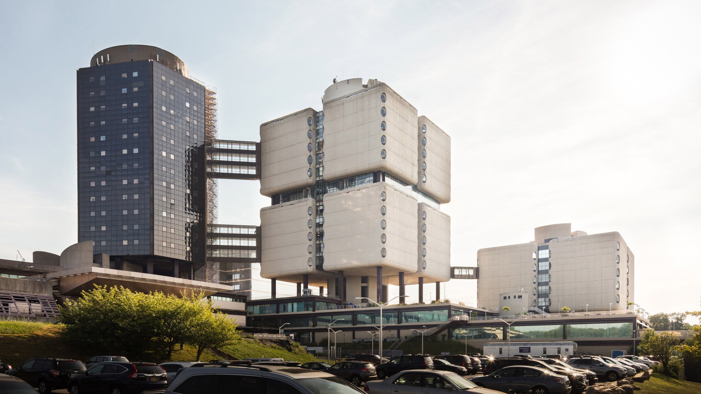 Stony Brook University Hospital by Bertrand Goldberg, Stony Brook, New York