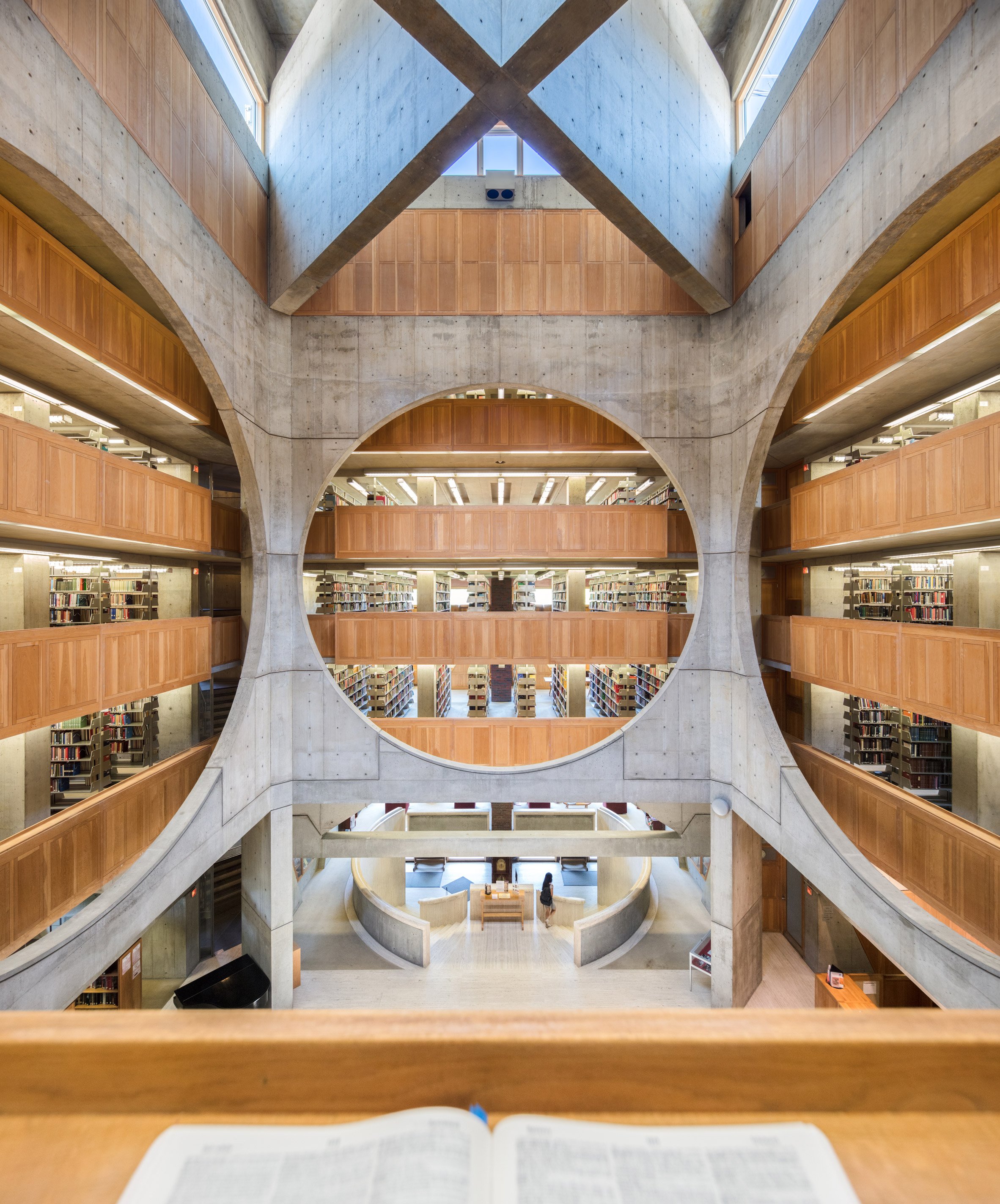 Phillips Exeter Academy Library by Louis Kahn, Exeter, New Hampshire