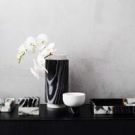 Greg Natale launches collection of decorative accessories made from marble, shell and brass