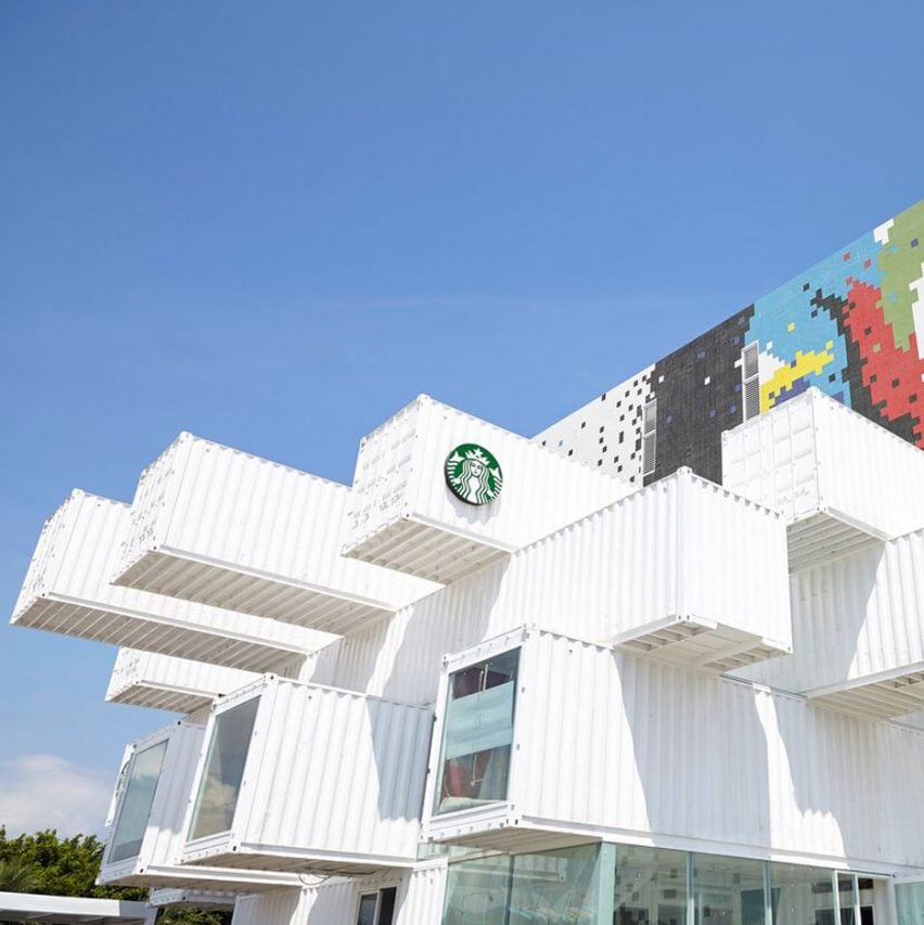 Starbucks Drive Thru by Kengo Kuma