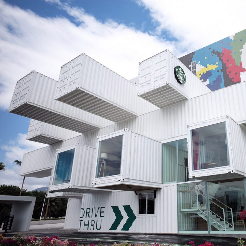 Starbucks Drive Thru by Kengo Kuma