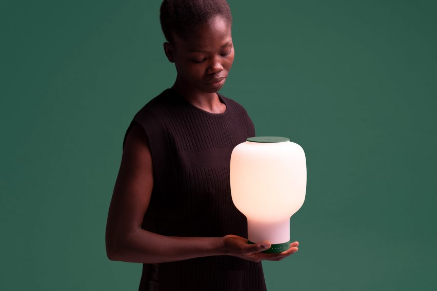 Layer's wireless lamp doubles up as a charger and sunrise alarm clock