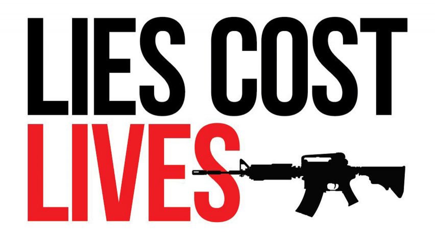 Lies Cost Lives by Yves Behar