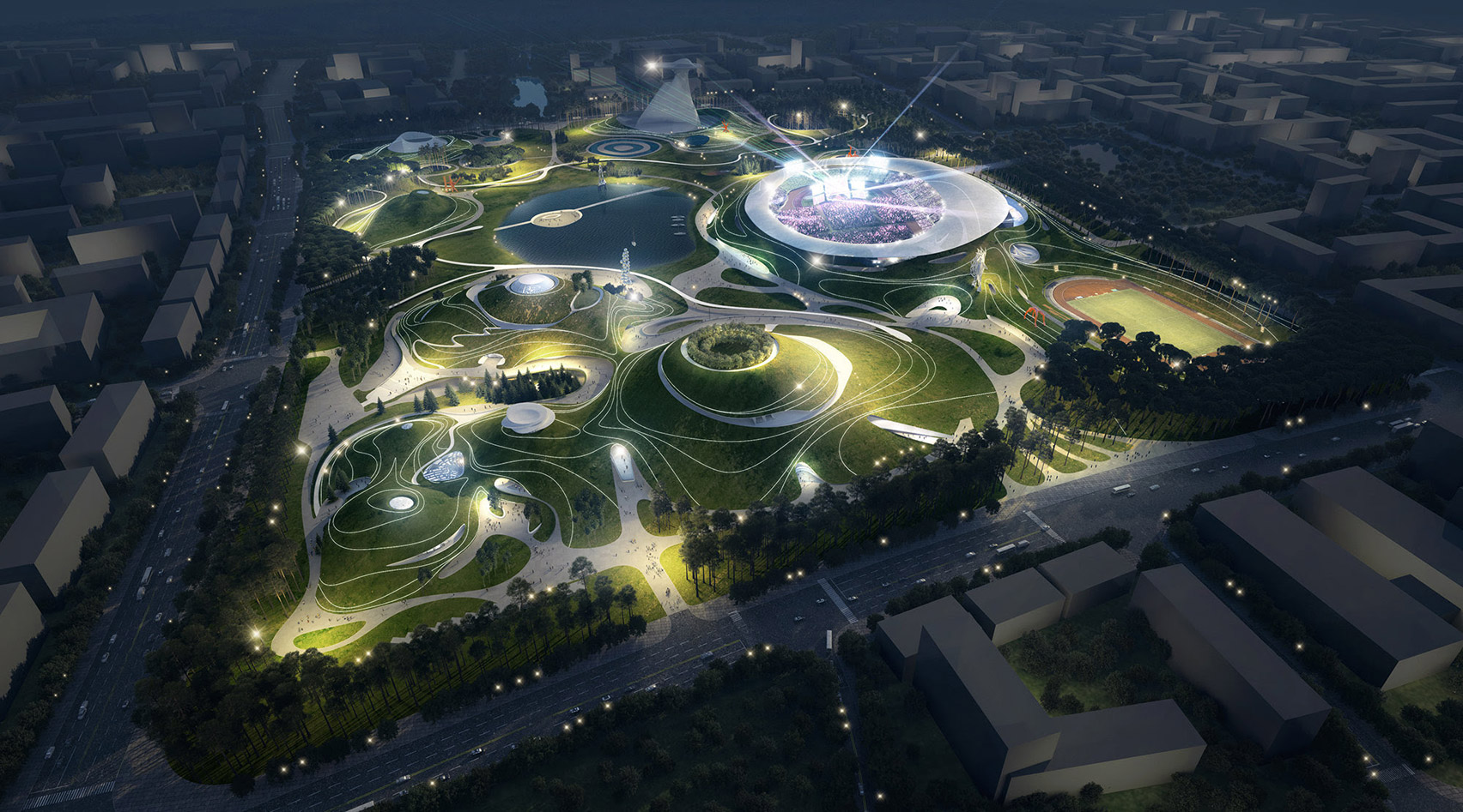 Quzhou Sports Campus by MAD