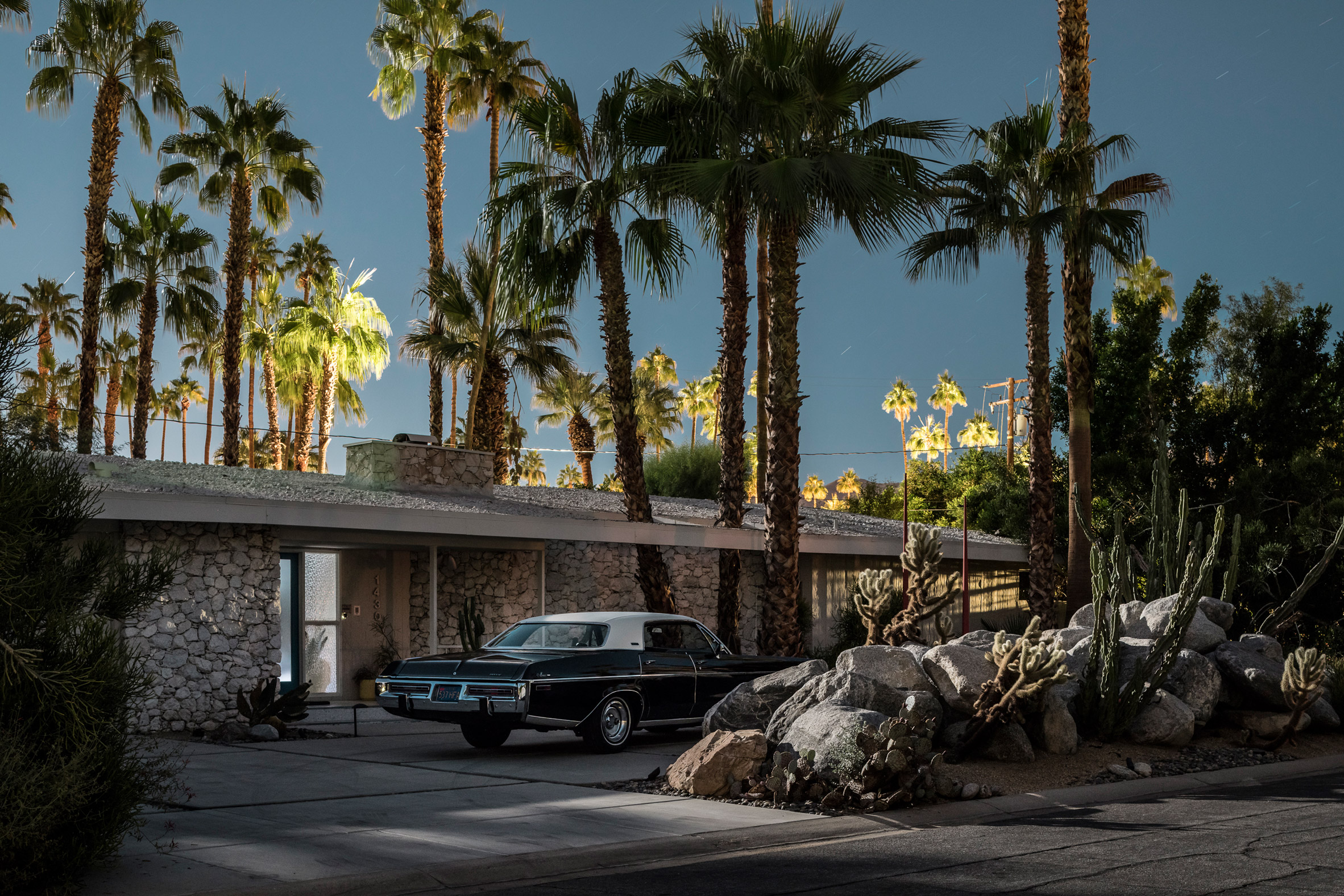 Modernist house in Palm Springs, photographed by Tom Blachford
