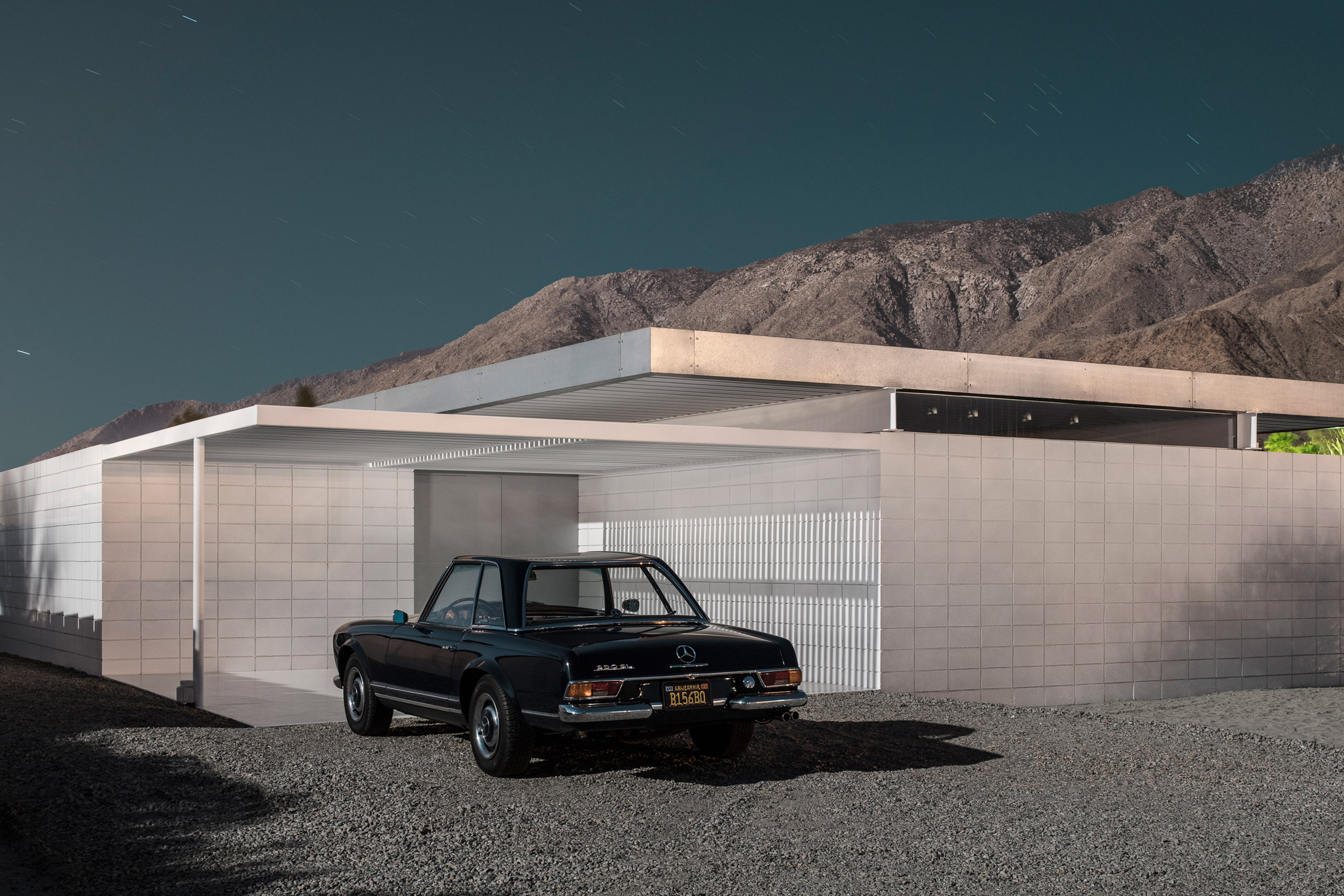 Modernist house in Palm Springs, photographed by Tom Blachford