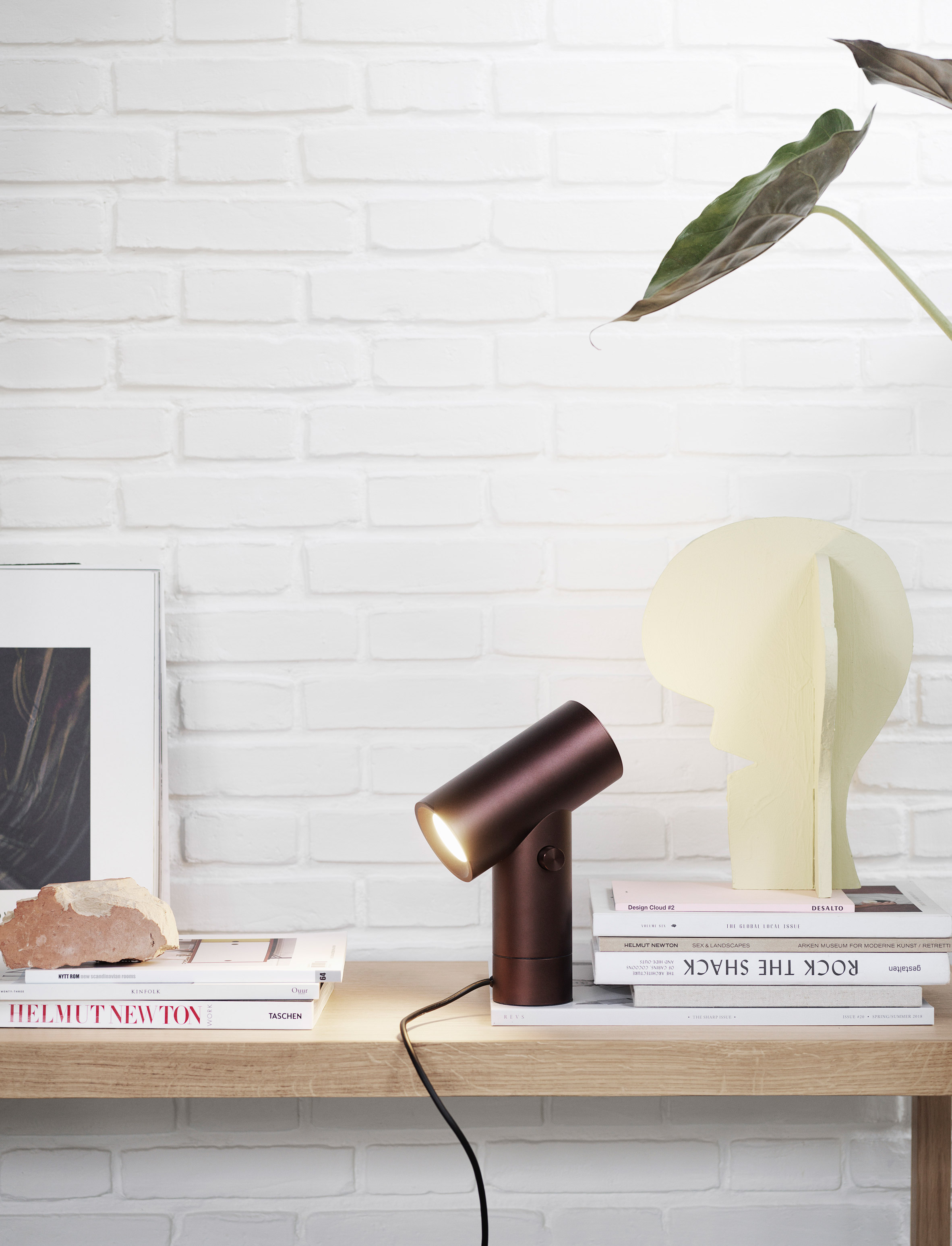Tom Chung's double-ended lamp for Muuto references car headlights
