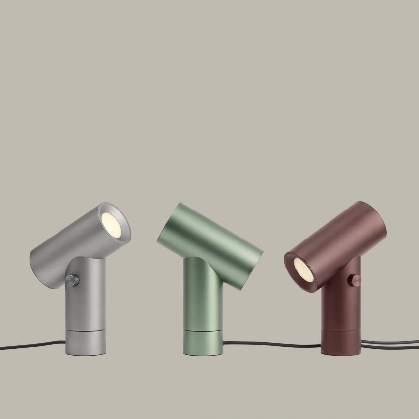 Tom Chung's double-ended lamp for Muuto references car headlights
