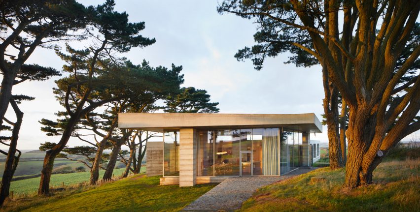 Peter Zumthor completes Devon countryside villa, Secular Retreat, "in the tradition of Andrea Palladio"