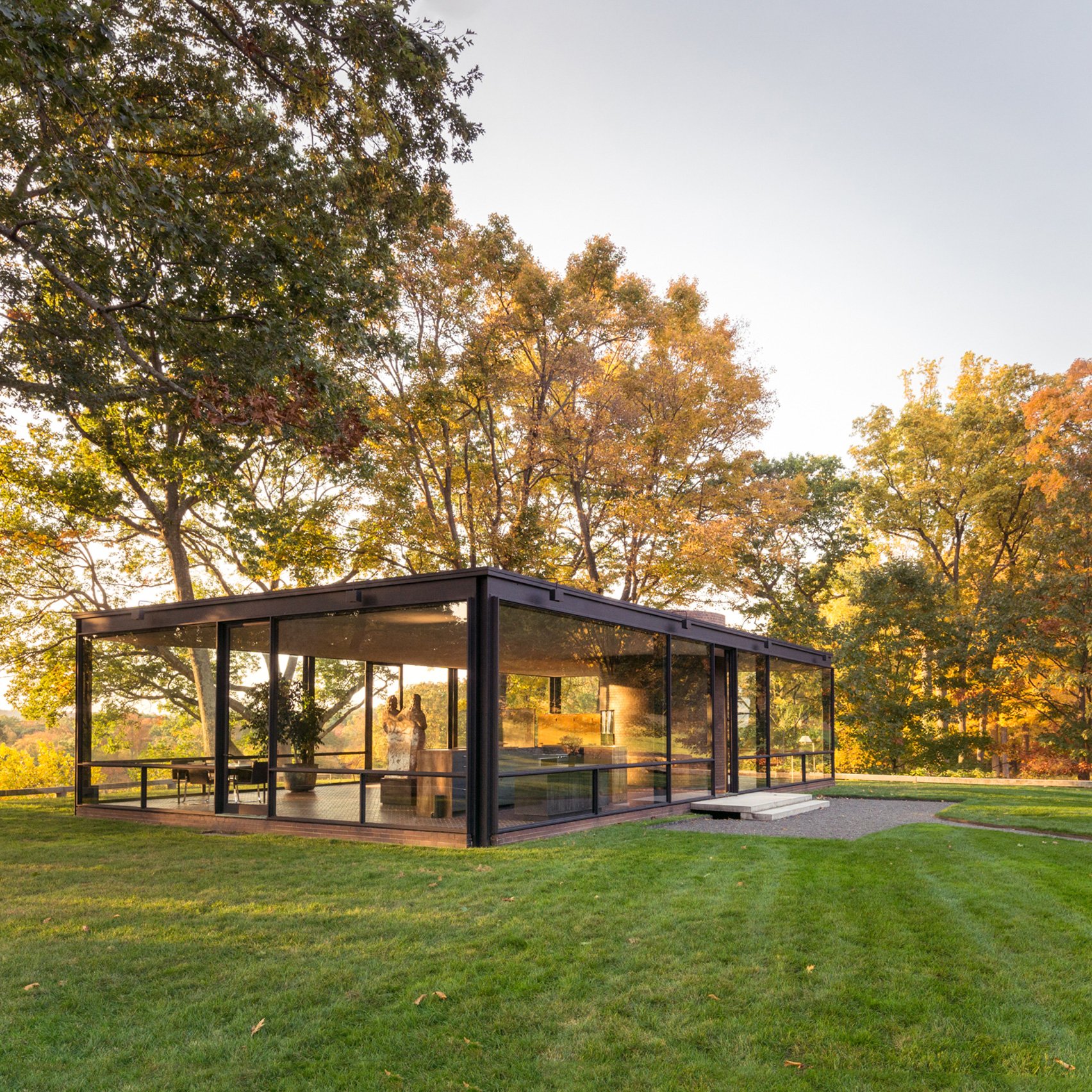 The Glass House by Philip Johnson