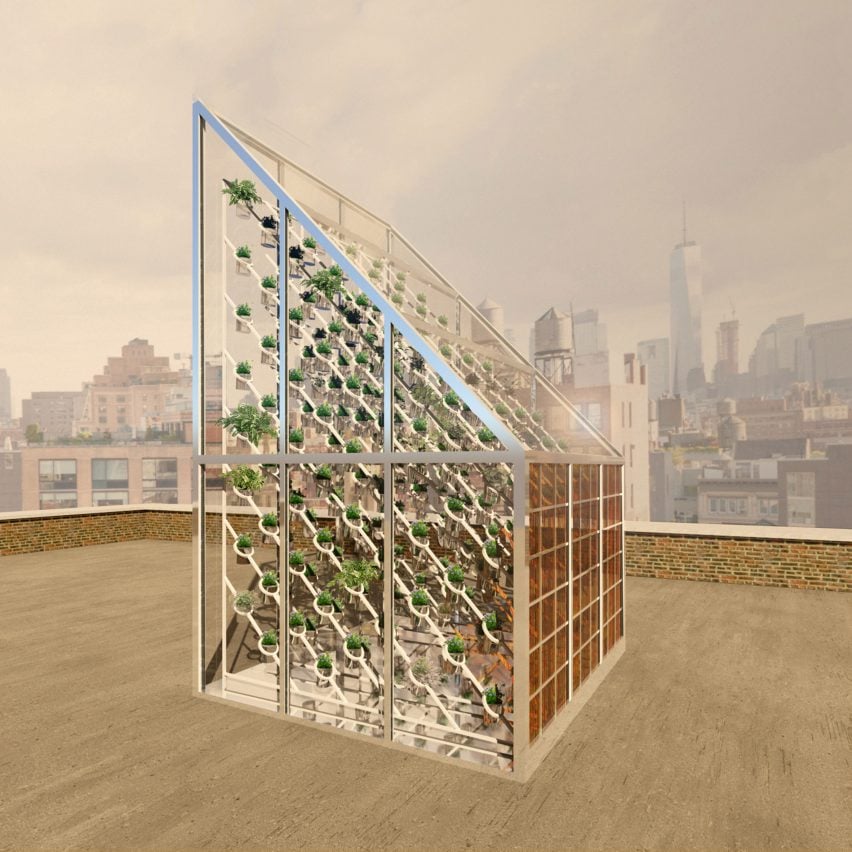 Marjan van Aubel's self-powering rooftop greenhouses aim to solve food shortages