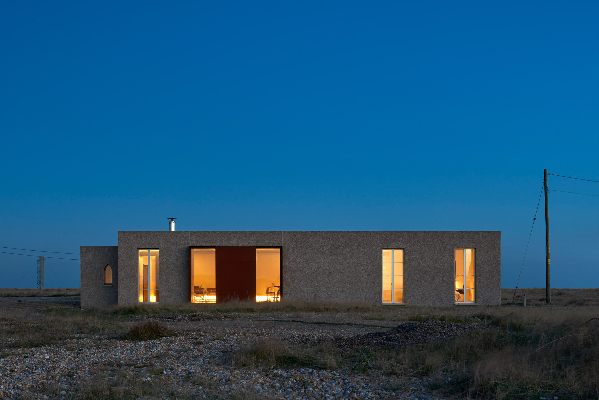 Johnson Naylor convert world war two pump station into Dungeness holiday home