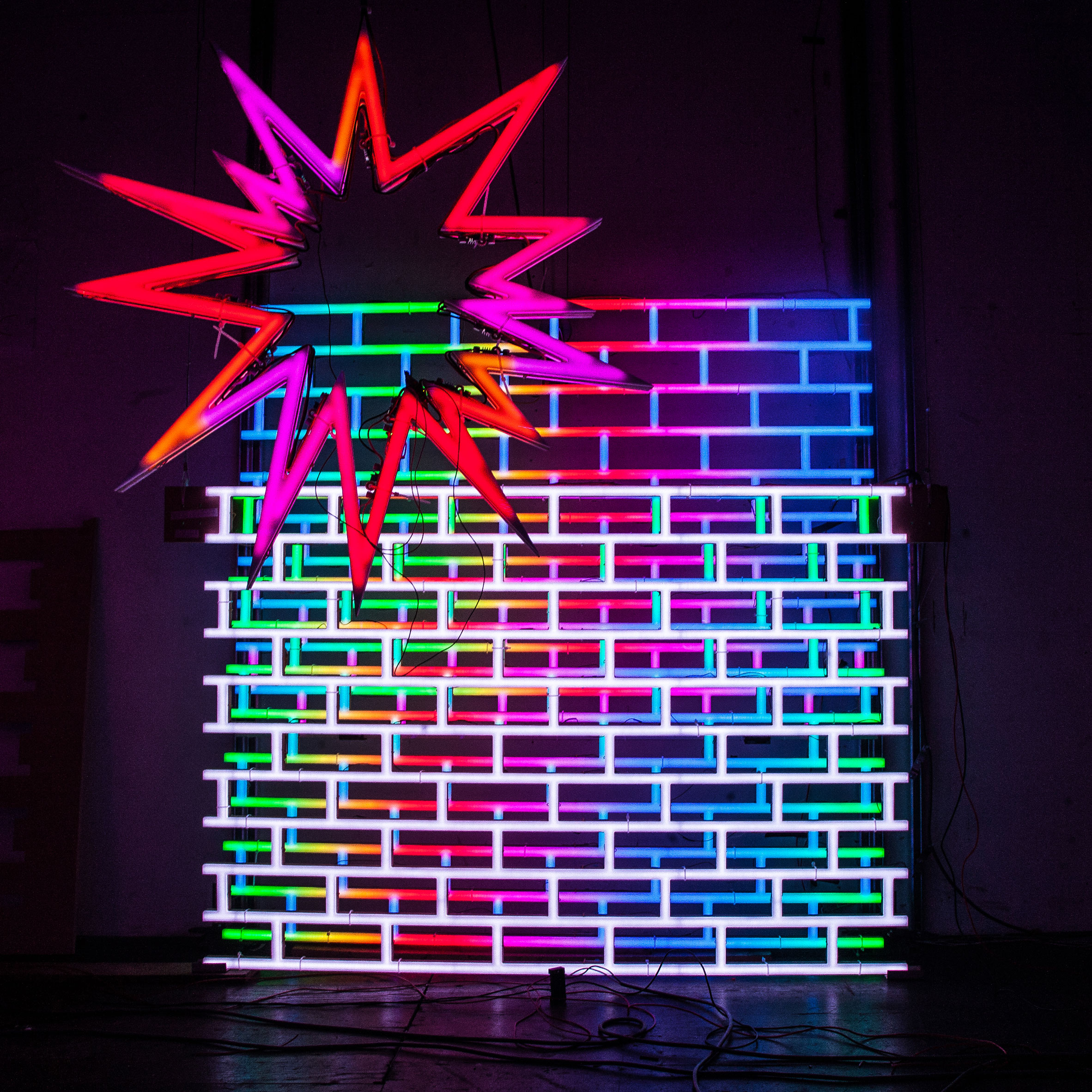 American Echo Chamber neon by José Carlos Martinat