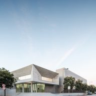 Angular forms create "dynamic" aesthetic at Portuguese sports facility by Valdemar Coutinho Arquitectos