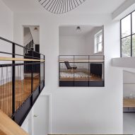 Merrett Houmøller Architects has renovated and extended a townhouse in north London