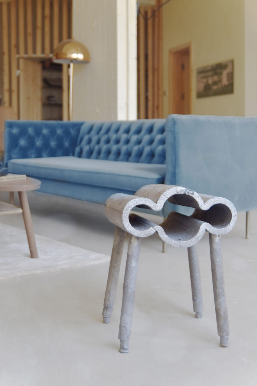 Desert cast chair collection by Jassim Al Nashmi, Kawther Al Saffar and Ricardas Blazukas