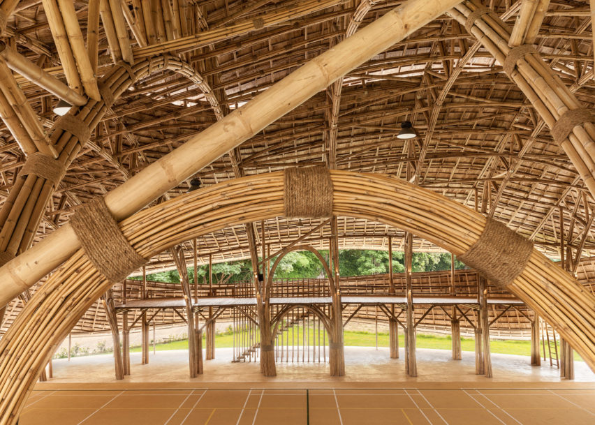 Dezeen Awards architecture winners: Bamboo Sports Hall by Chiangmai Life Architects