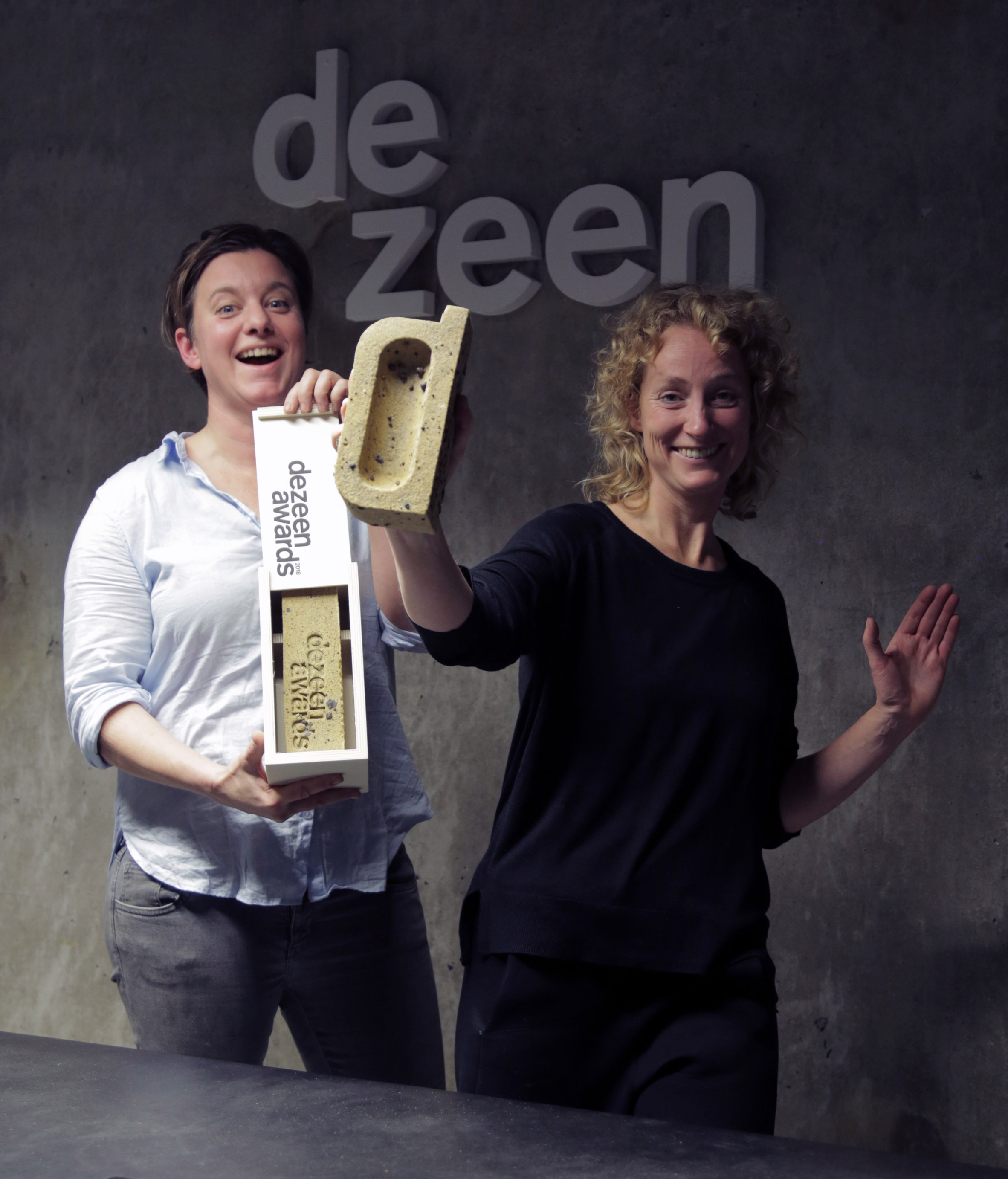 Atelier NL designed the Dezeen Awards trophies