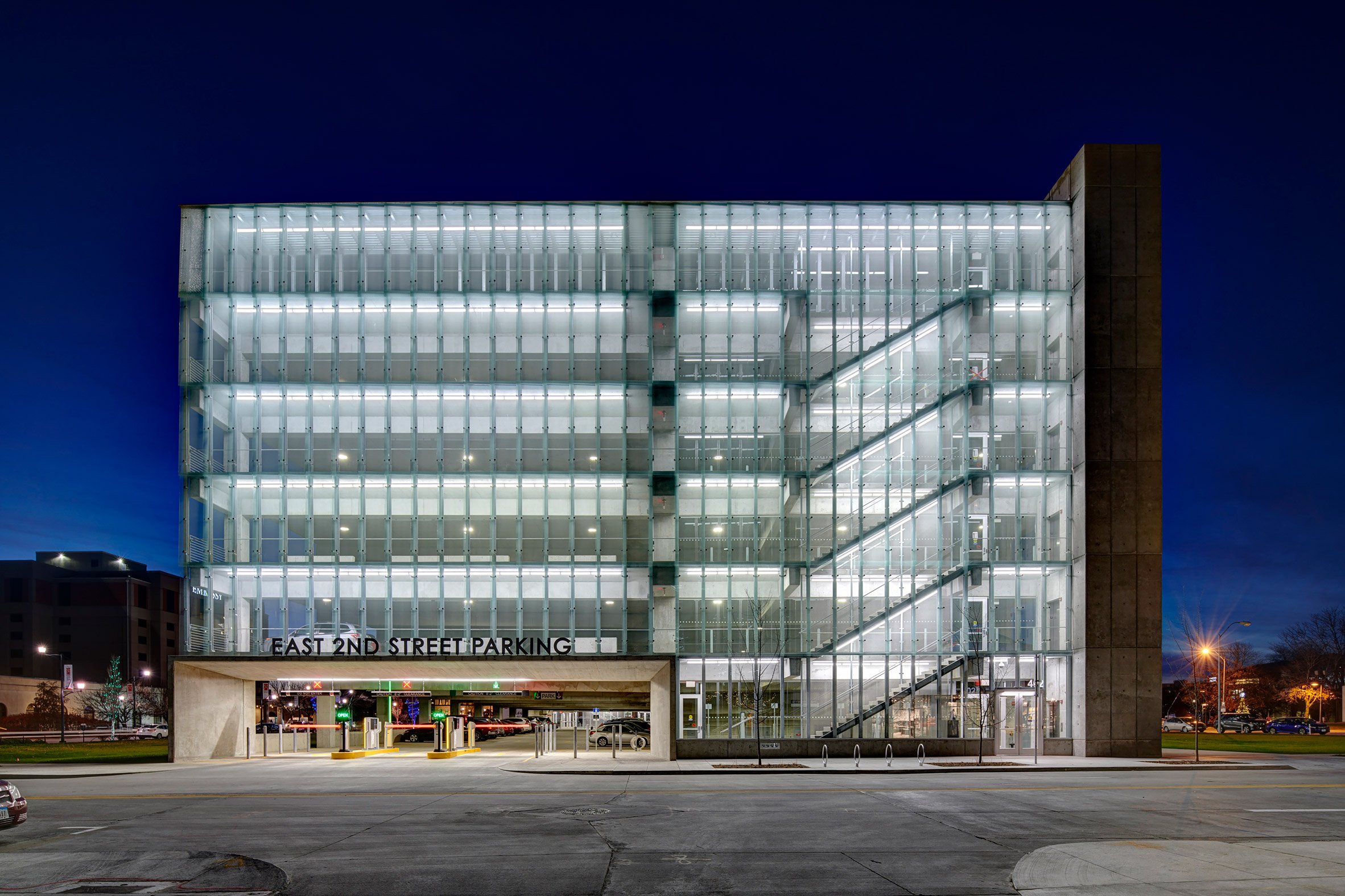 East 2nd Parking by Neumann Monson Architects