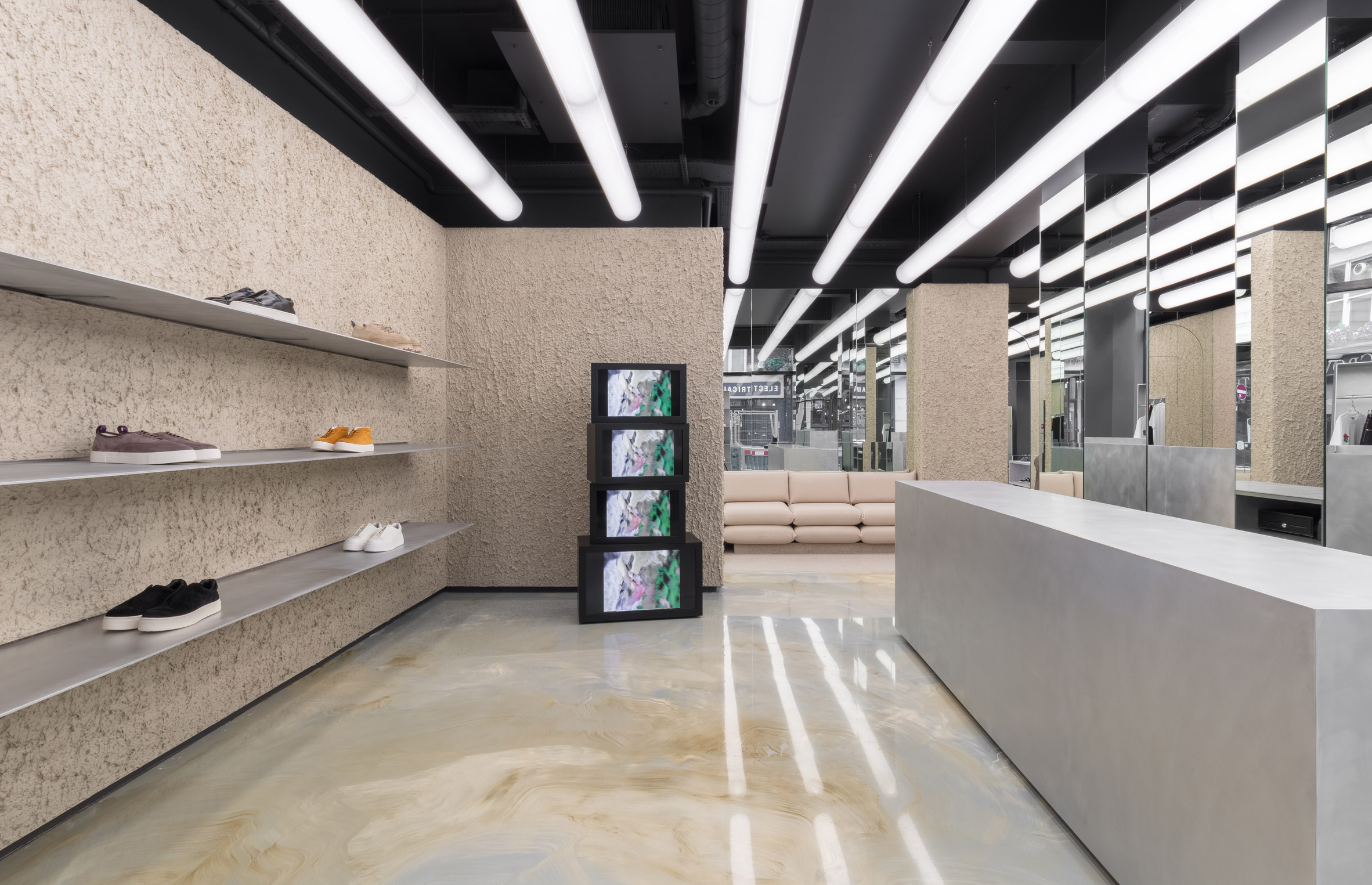 Studio Goss takes cues from brutalism for Melbourne clothing store