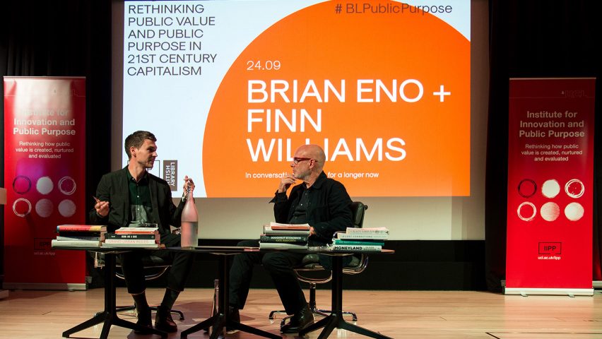 "Brian Eno's ideas have unexpected resonance for architecture" says Finn Williams