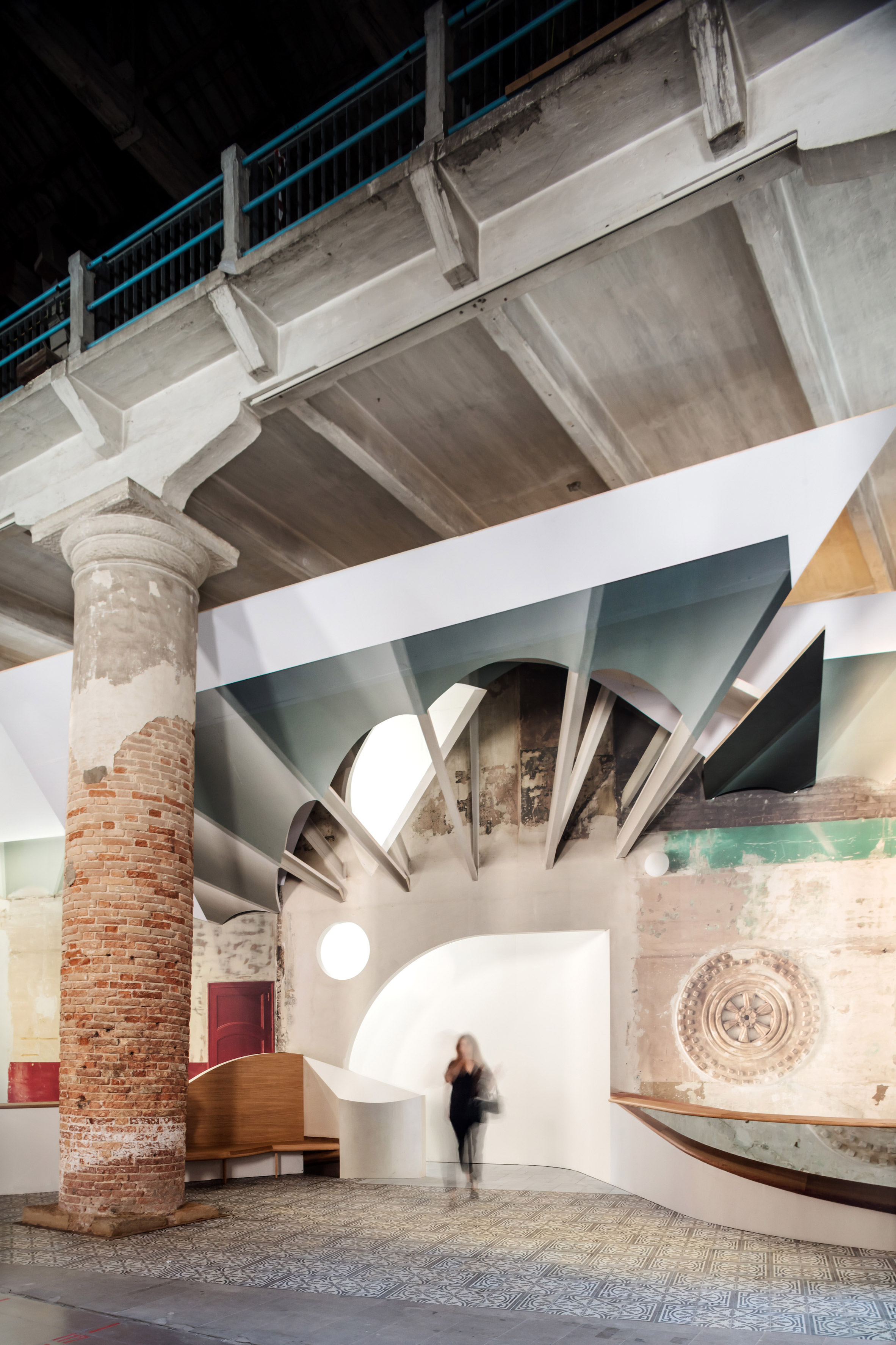 Sala Beckett theatre at Venice Architecture Biennale by Flores & Prats