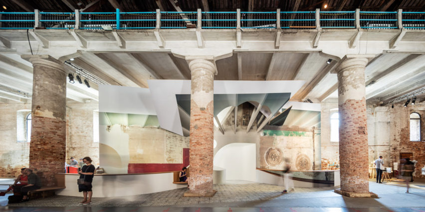 Sala Beckett theatre at Venice Architecture Biennale by Flores & Prats